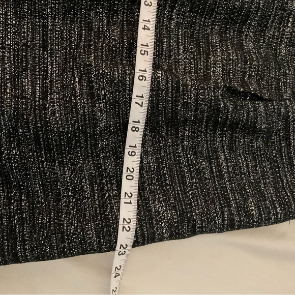 LOFT Black and Gray Tweed Mini Skirt - Picture 6 of 10